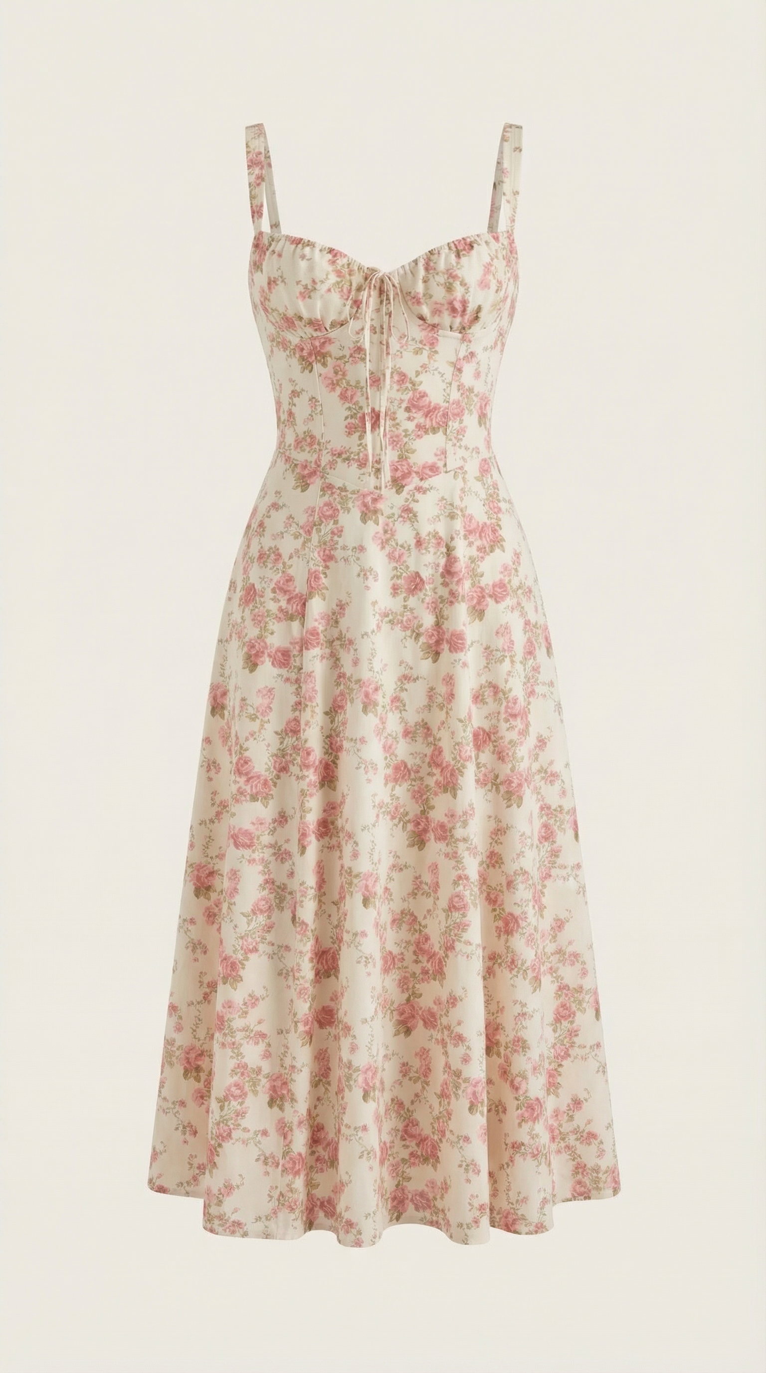 Summer Midi Dress for Women - Lightweight Cotton, Casual Style, Perfect for Outdoor Events and Everyday Wear