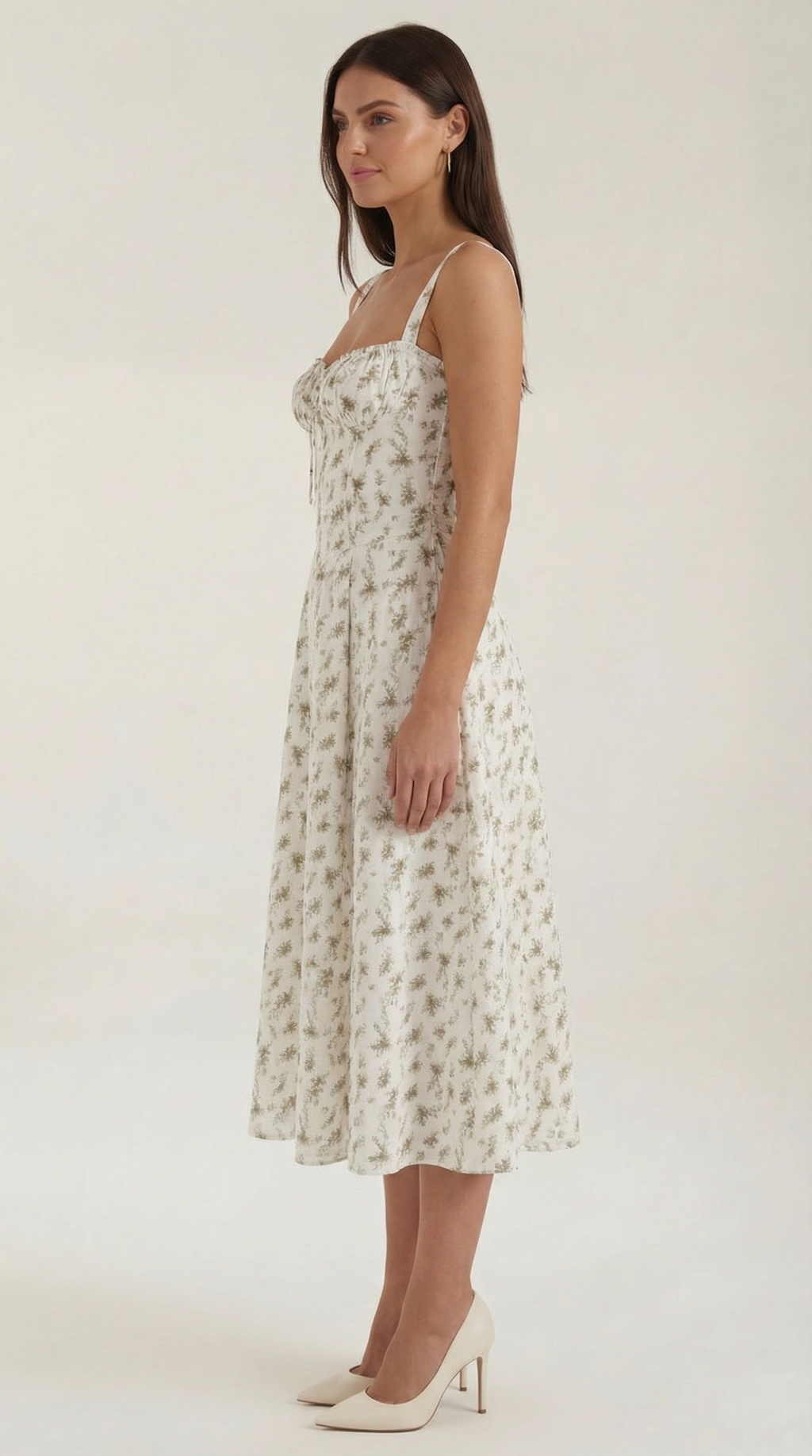 Summer Midi Dress for Women - Lightweight Cotton, Casual Style, Perfect for Outdoor Events and Everyday Wear