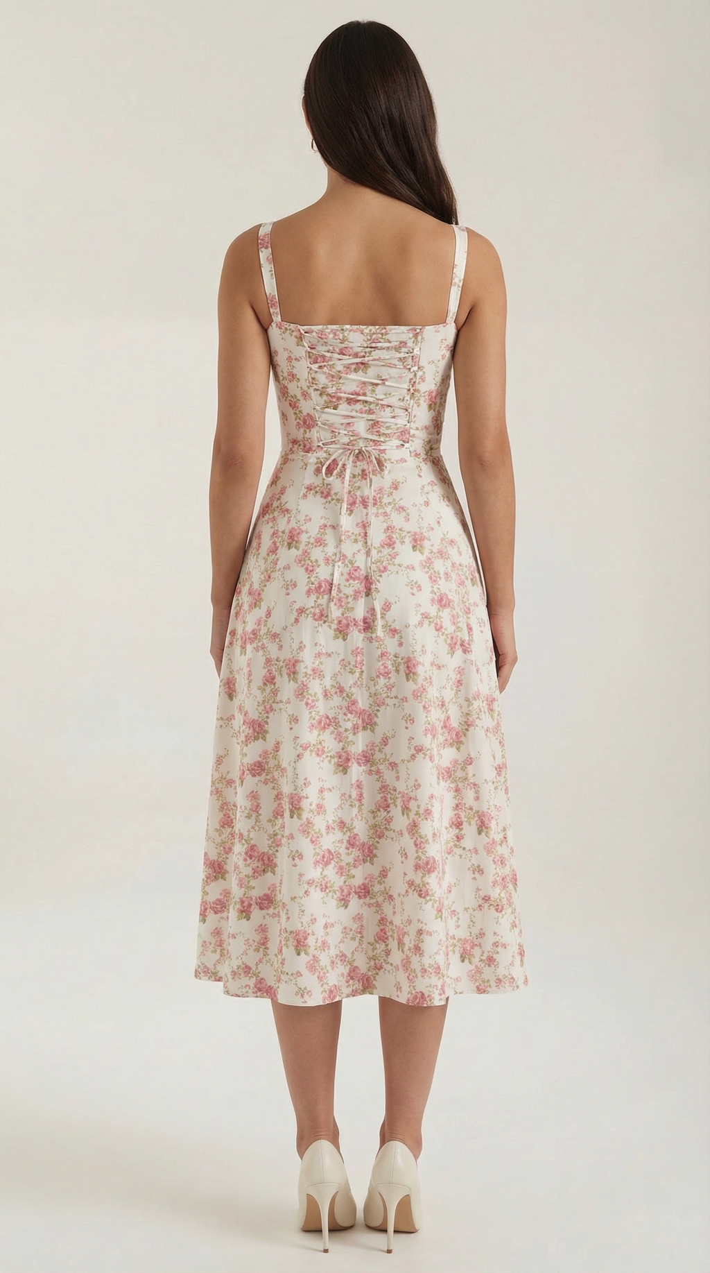 Summer Midi Dress for Women - Lightweight Cotton, Casual Style, Perfect for Outdoor Events and Everyday Wear