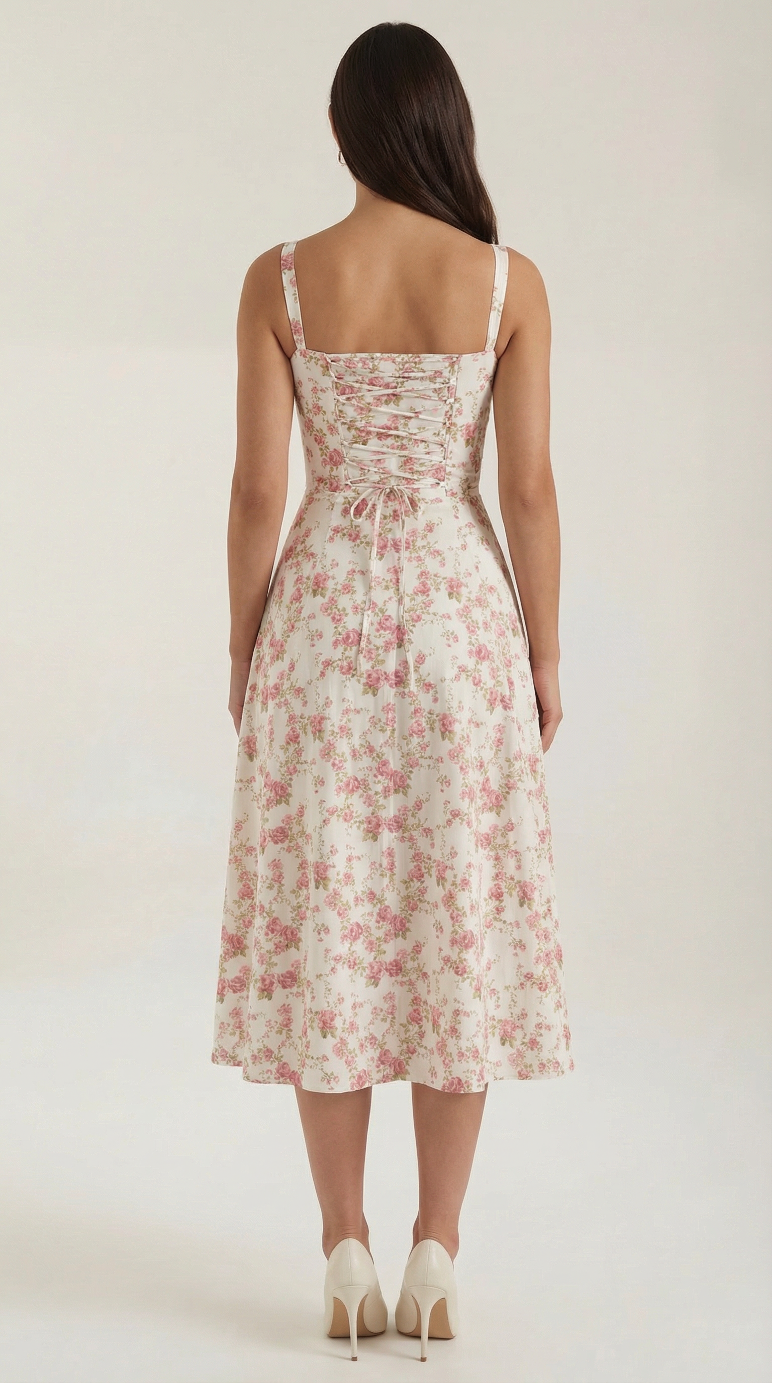 Summer Midi Dress for Women - Lightweight Cotton, Casual Style, Perfect for Outdoor Events and Everyday Wear