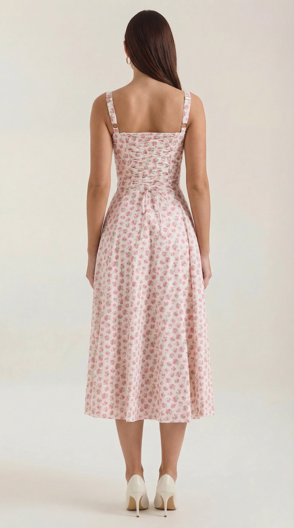 Summer Midi Dress for Women - Lightweight Cotton Fabric - Casual Everyday Wear - Available in Multiple Colors