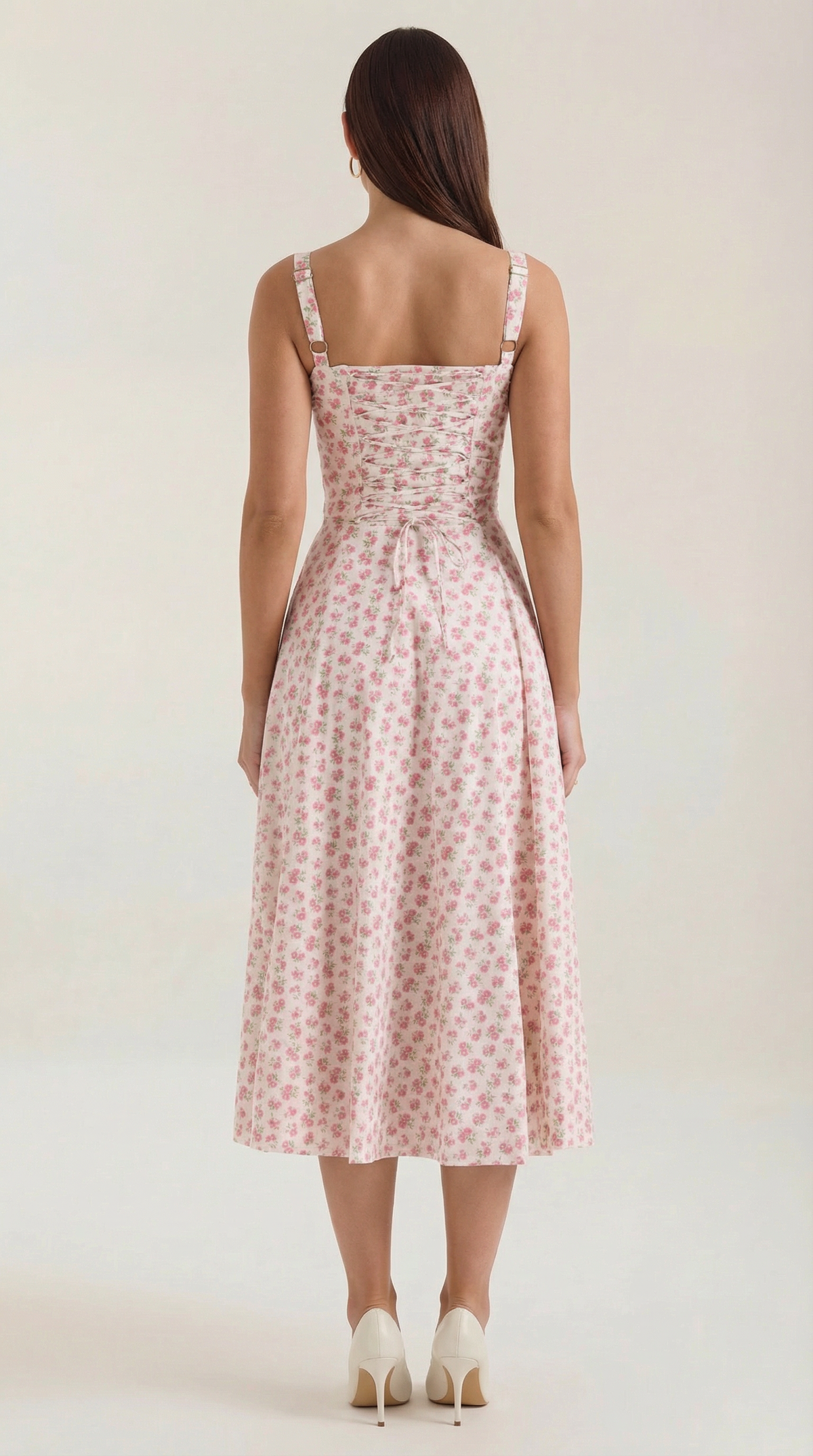 Summer Midi Dress for Women - Lightweight Cotton Fabric - Casual Everyday Wear - Available in Multiple Colors