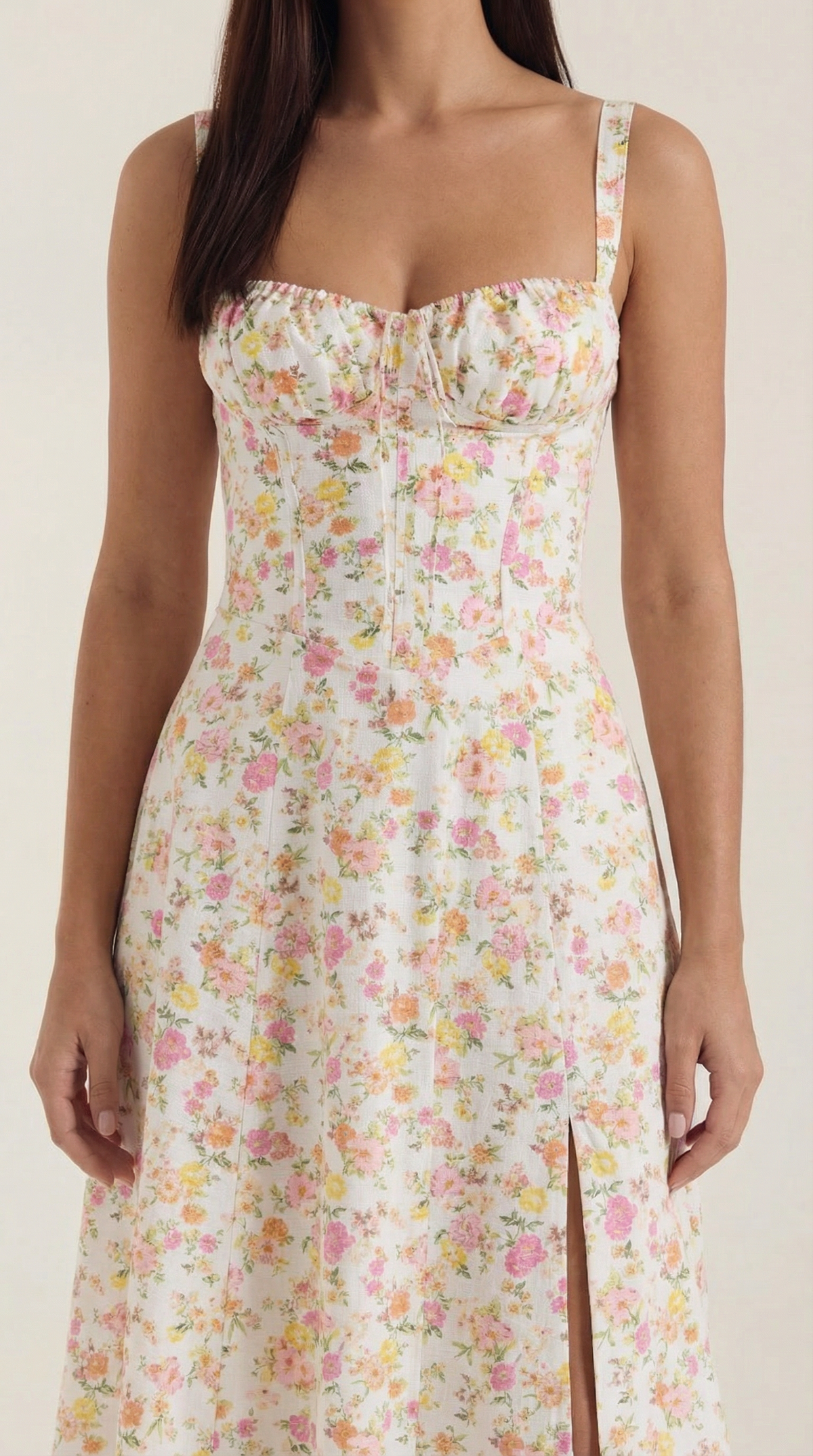 Summer Midi Dress for Women - Lightweight Cotton Fabric - Casual Everyday Wear - Available in Multiple Colors
