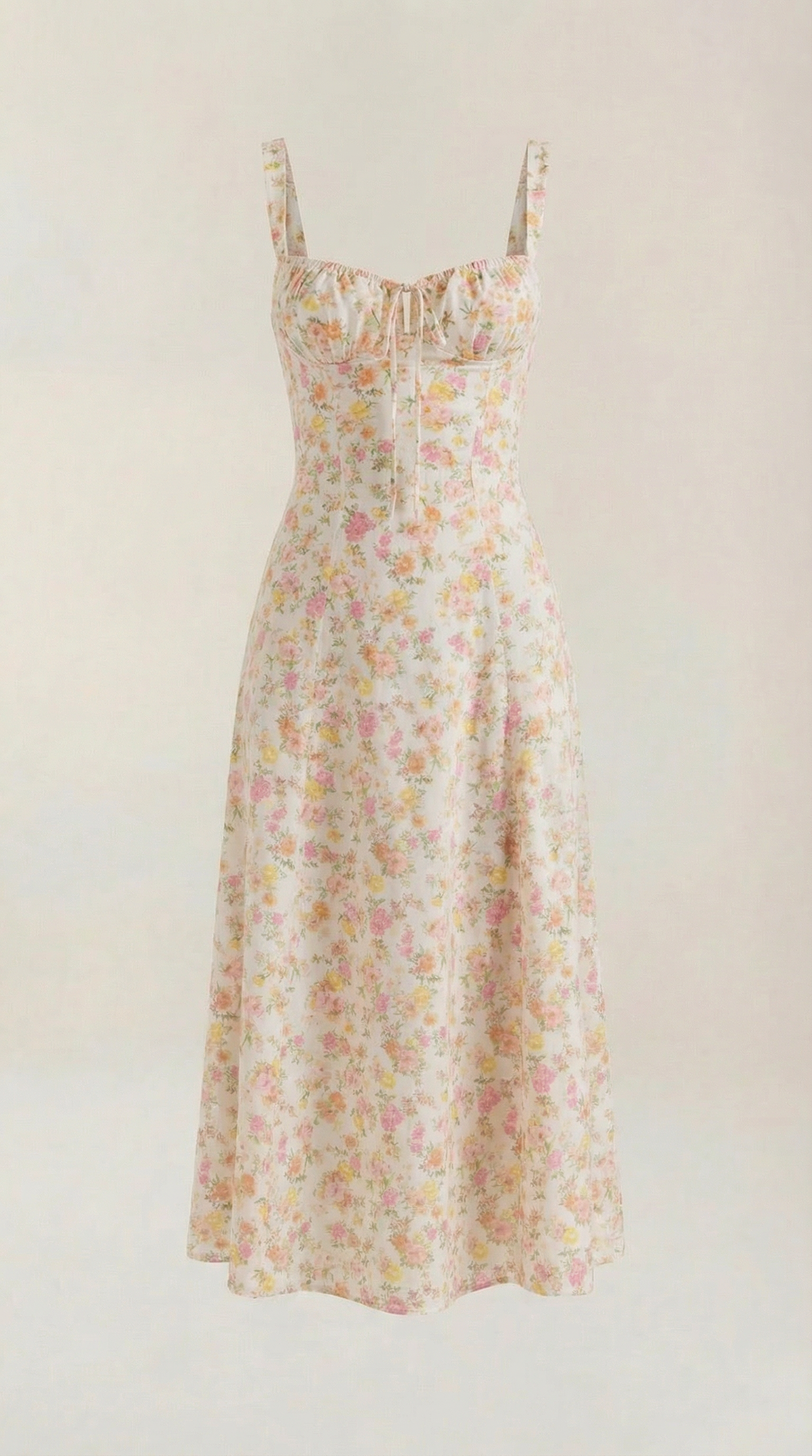 Summer Midi Dress for Women - Lightweight Cotton Fabric - Casual Everyday Wear - Available in Multiple Colors