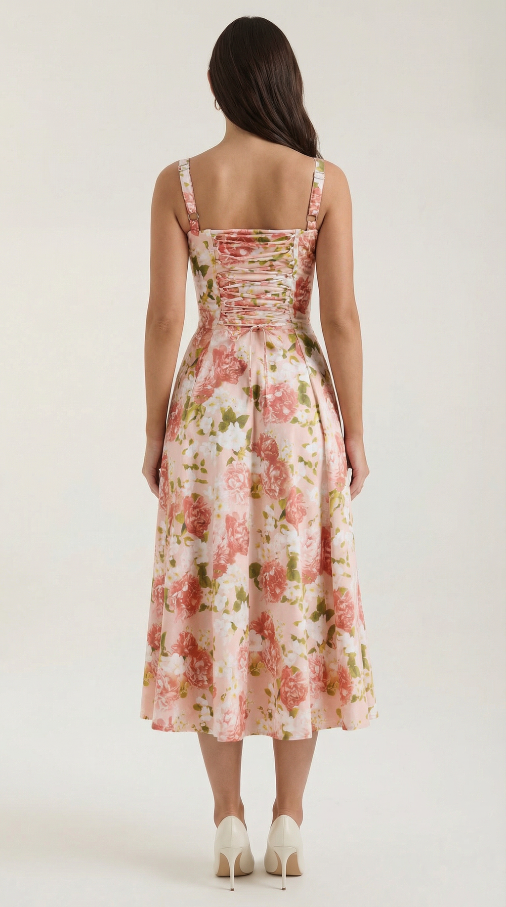 Summer Midi Dress for Women - Lightweight Cotton Fabric - Casual Everyday Wear - Available in Multiple Colors