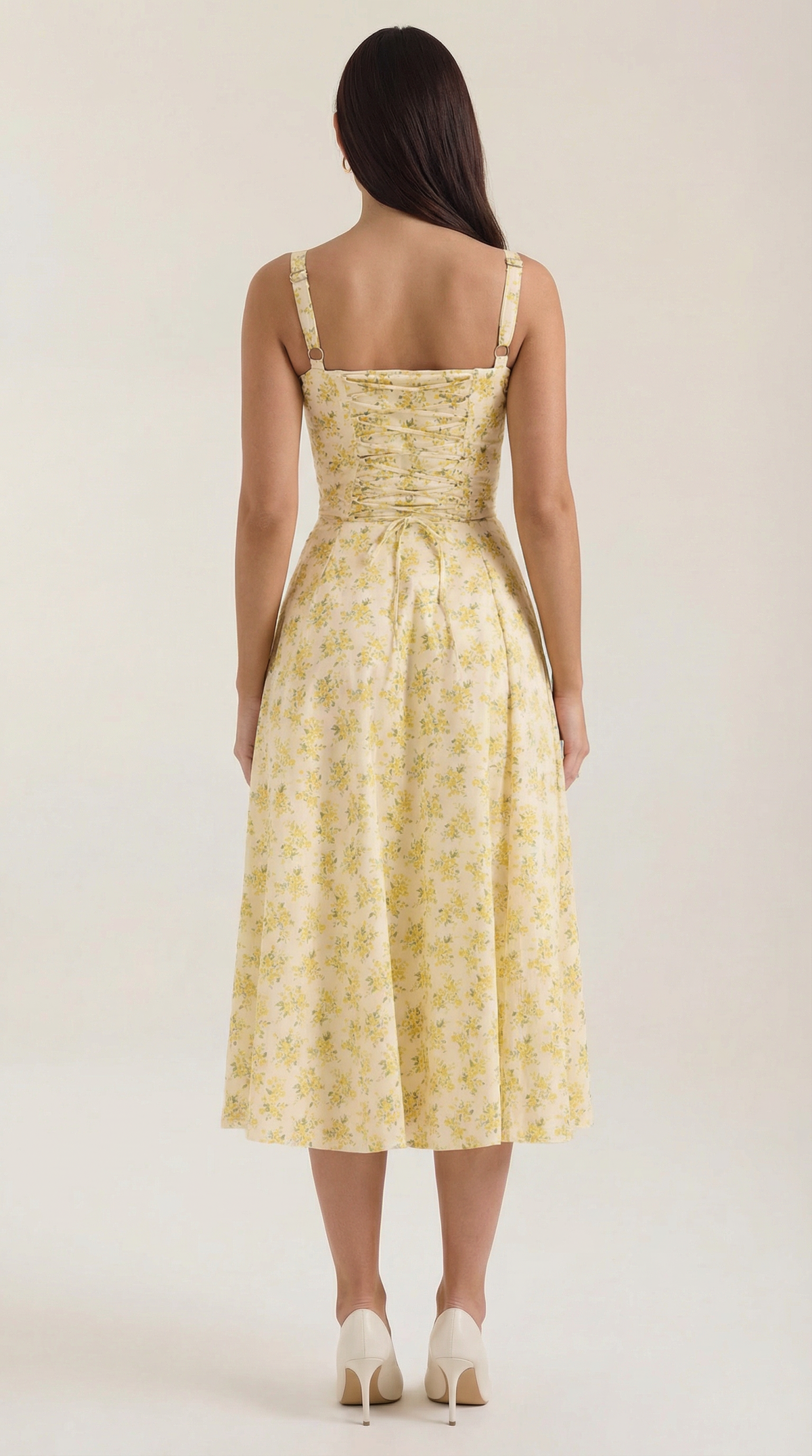 Summer Midi Dress for Women - Lightweight Cotton Fabric - Casual Everyday Wear - Available in Multiple Colors