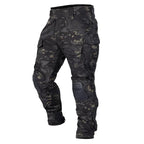 Tactical Cargo Trousers for Outdoor Activities - Durable Fabric, Multi-Pocket Design