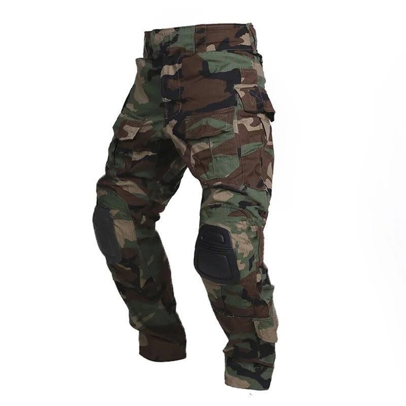 Tactical Cargo Trousers for Outdoor Activities - Durable Fabric, Multi-Pocket Design