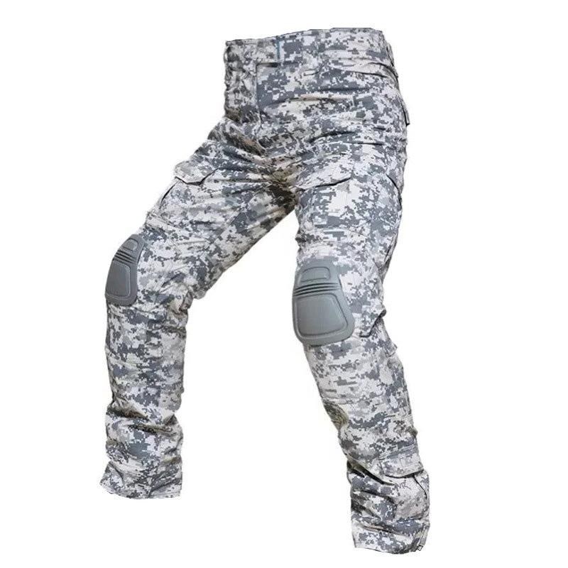 Tactical Cargo Trousers for Outdoor Activities - Durable Fabric, Multi-Pocket Design