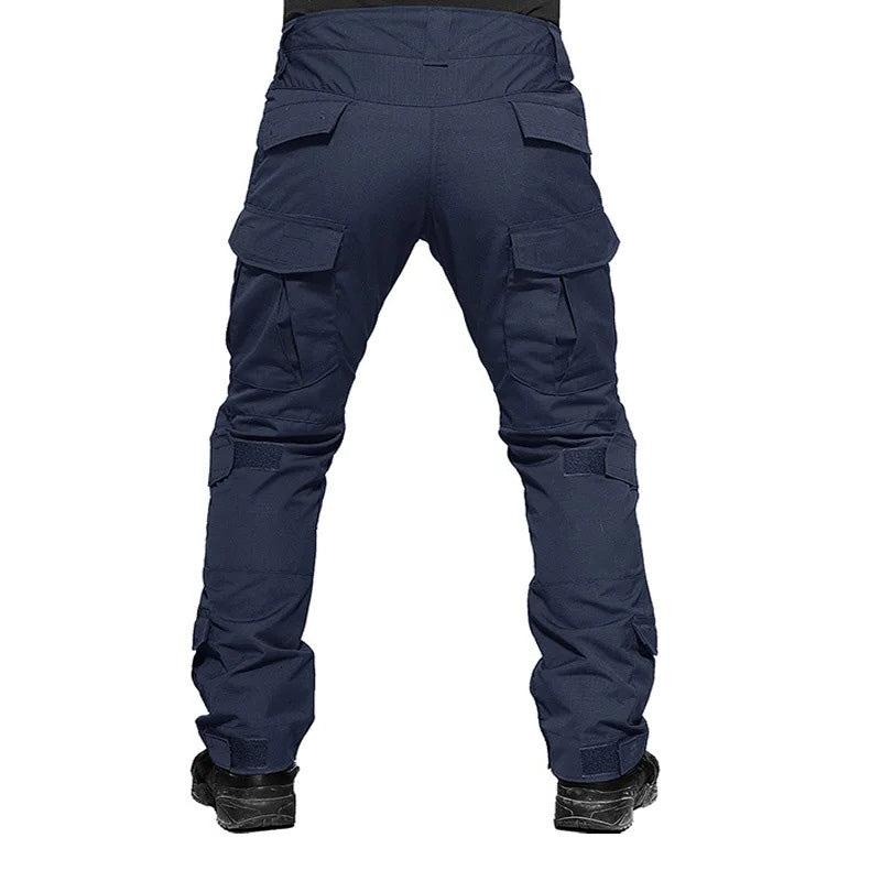 Tactical Cargo Trousers for Outdoor Activities - Durable Fabric, Multi-Pocket Design