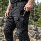 Tactical Cargo Trousers for Outdoor Activities - Durable Fabric, Multi-Pocket Design