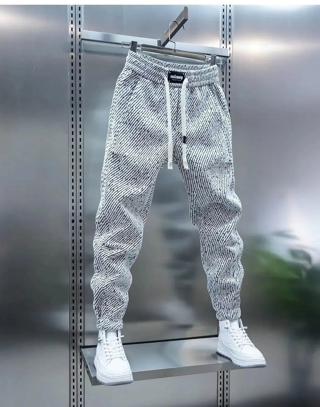 Tapered Jogger Pants for Men - Comfortable Cotton Blend - Casual Wear