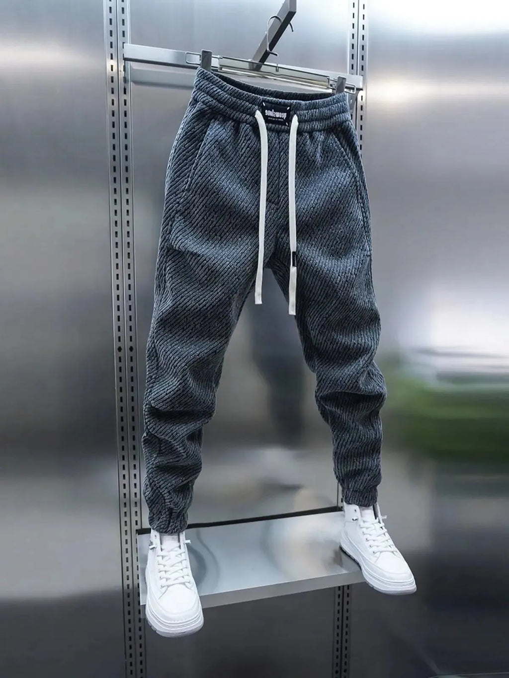 Tapered Jogger Pants for Men - Comfortable Cotton Blend - Casual Wear