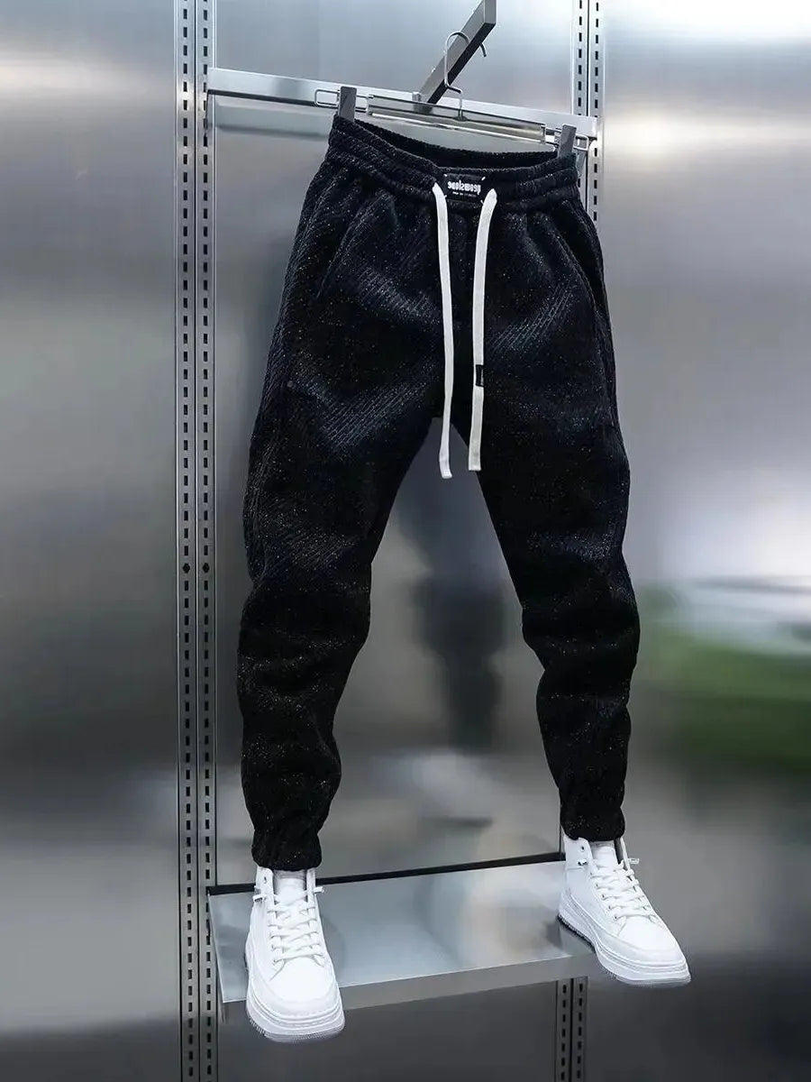 Tapered Jogger Pants for Men - Comfortable Cotton Blend - Casual Wear