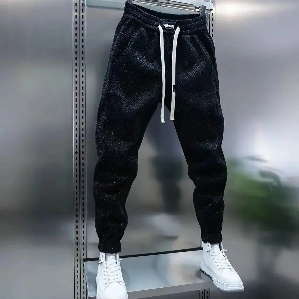 Tapered Jogger Pants for Men - Comfortable Cotton Blend - Casual Wear