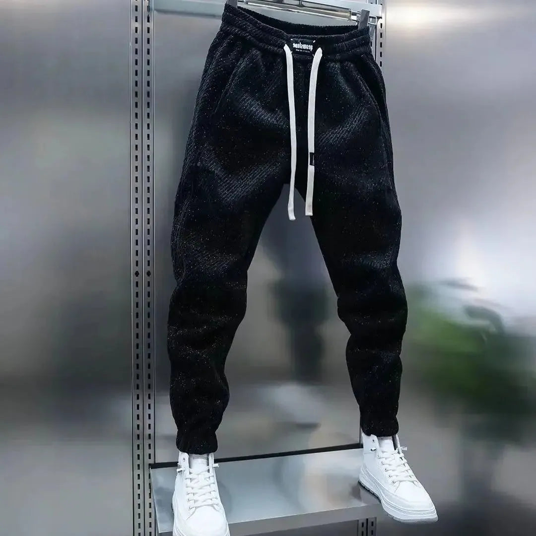 Tapered Jogger Pants for Men - Comfortable Cotton Blend - Casual Wear