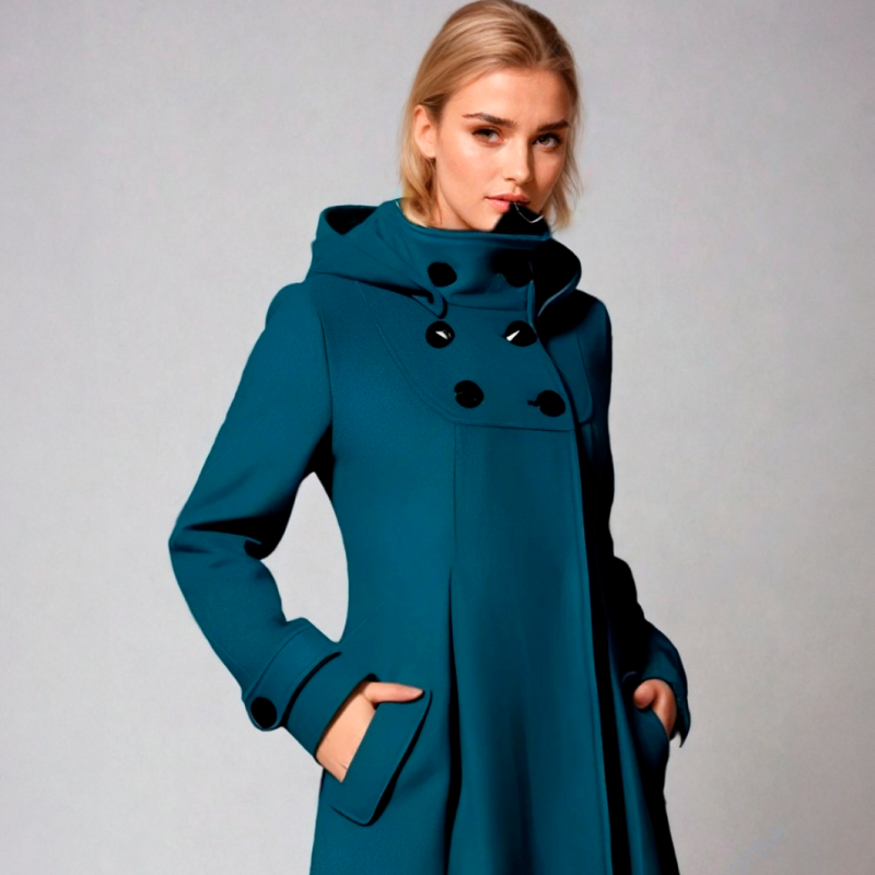 Funnel-Neck Coat – Casual Wear, Office Style