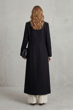 Women's Long Wool Coat – Custom-Fit, Stylish for Office, Casual Wear