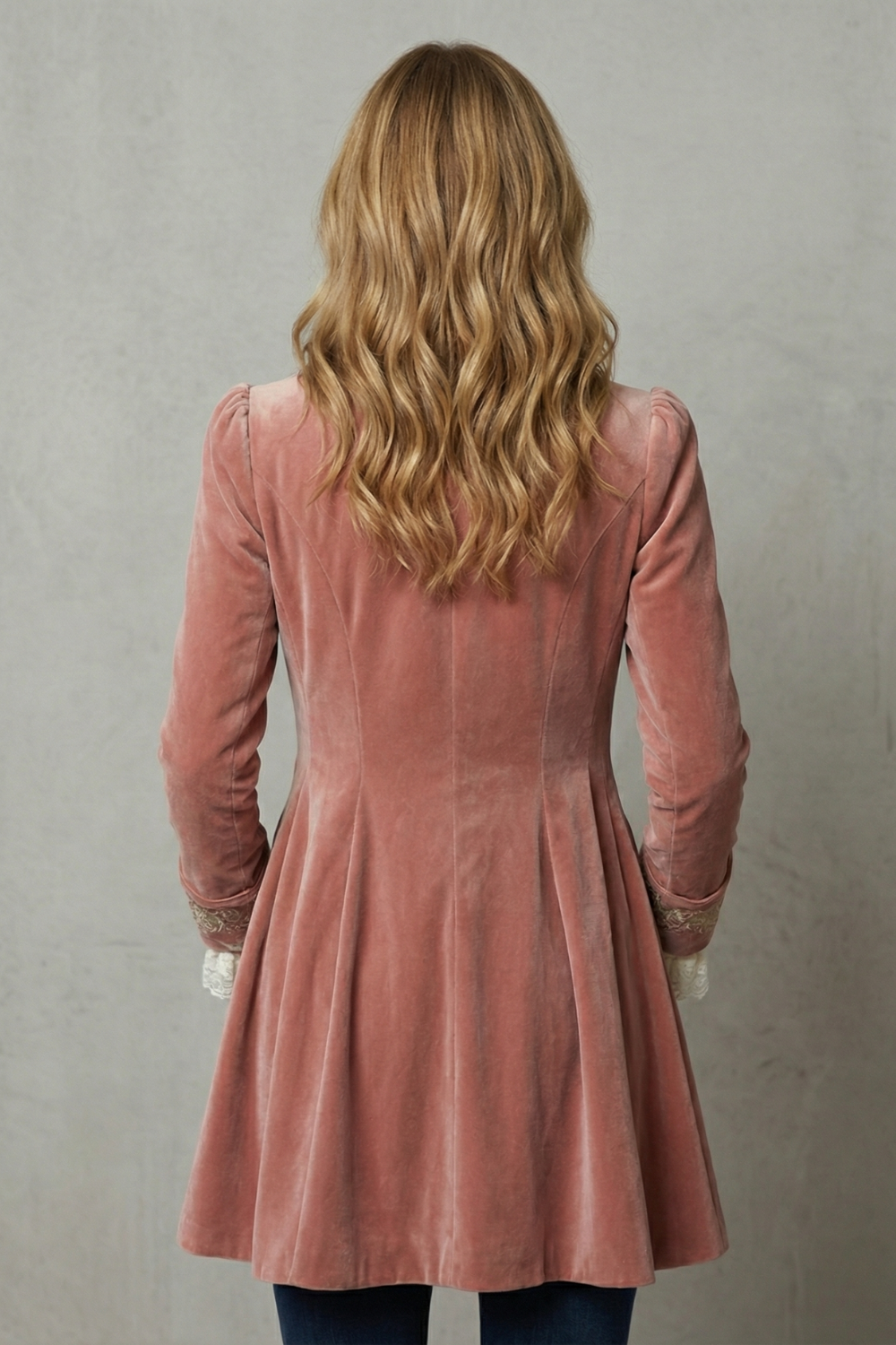 Vintage-Inspired Embroidered Long Coat – Casual Wear, Stylish Layering