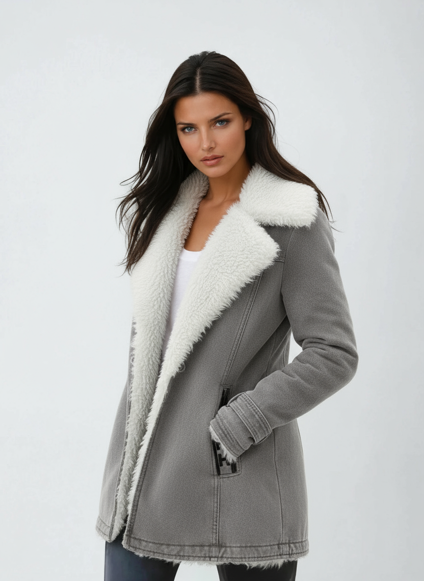 Wool Blend Winter Coat – Casual Wear, Cold Weather