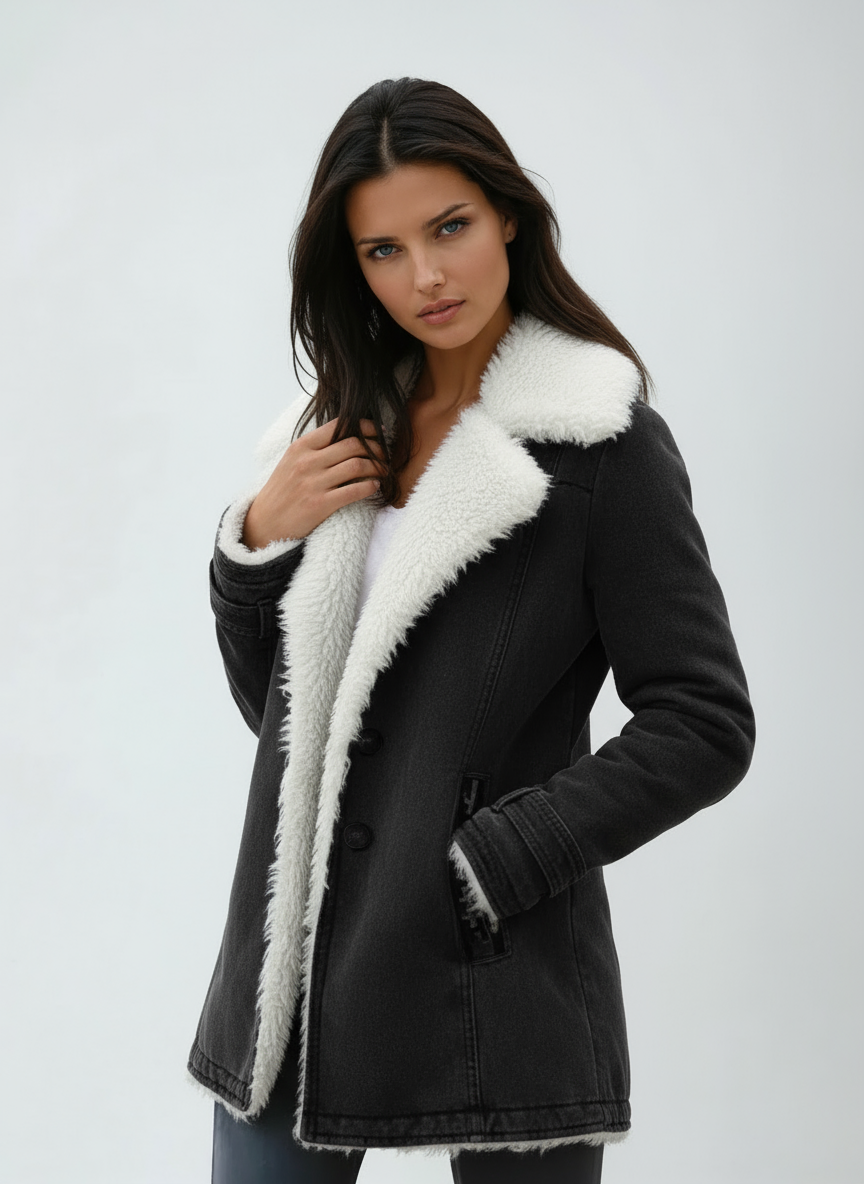 Wool Blend Winter Coat – Casual Wear, Cold Weather