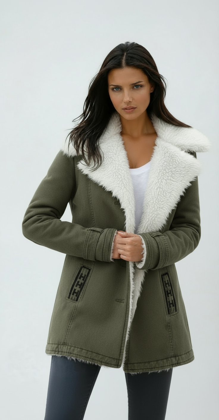 Wool Blend Winter Coat – Casual Wear, Cold Weather