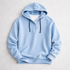 Waffle Knit Hoodie for Men - Cozy Casual Wear in Soft Cotton Blend