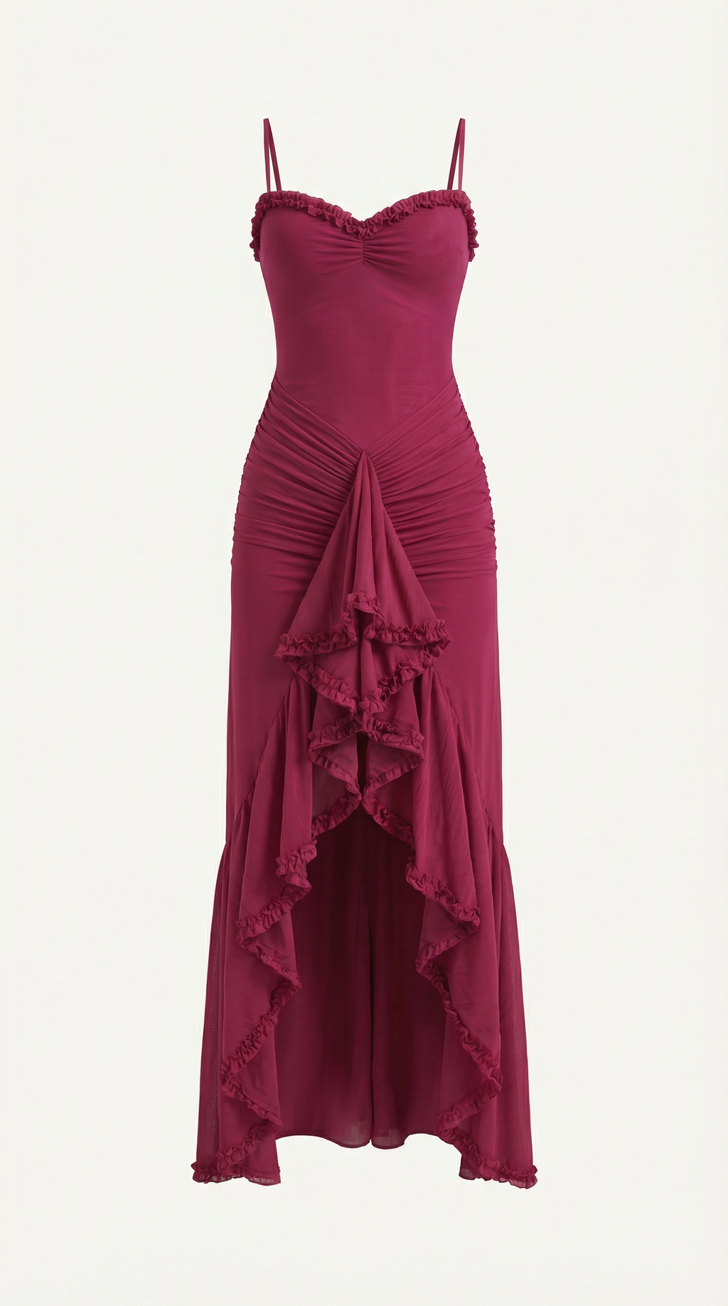 Wisteria Floral Maxi Dress in Lightweight Fabric for Casual or Formal Wear - Perfect for Summer Events and Gatherings