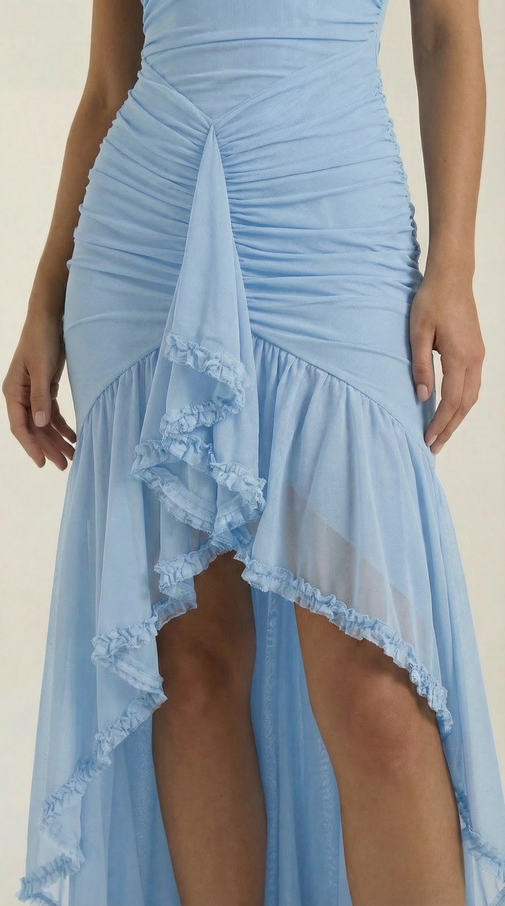 Wisteria Floral Maxi Dress in Lightweight Fabric for Casual or Formal Wear - Perfect for Summer Events and Gatherings