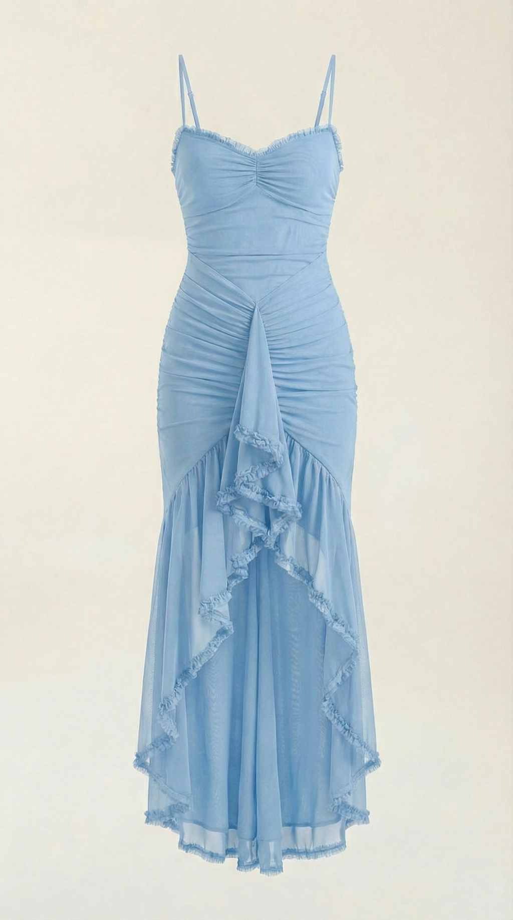 Wisteria Floral Maxi Dress in Lightweight Fabric for Casual or Formal Wear - Perfect for Summer Events and Gatherings