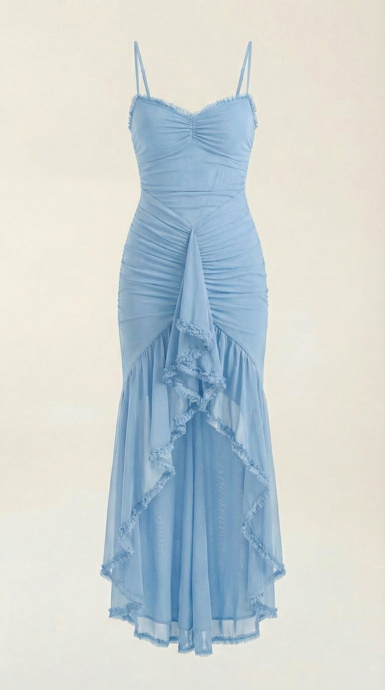 Wisteria Floral Maxi Dress in Lightweight Fabric for Casual or Formal Wear - Perfect for Summer Events and Gatherings