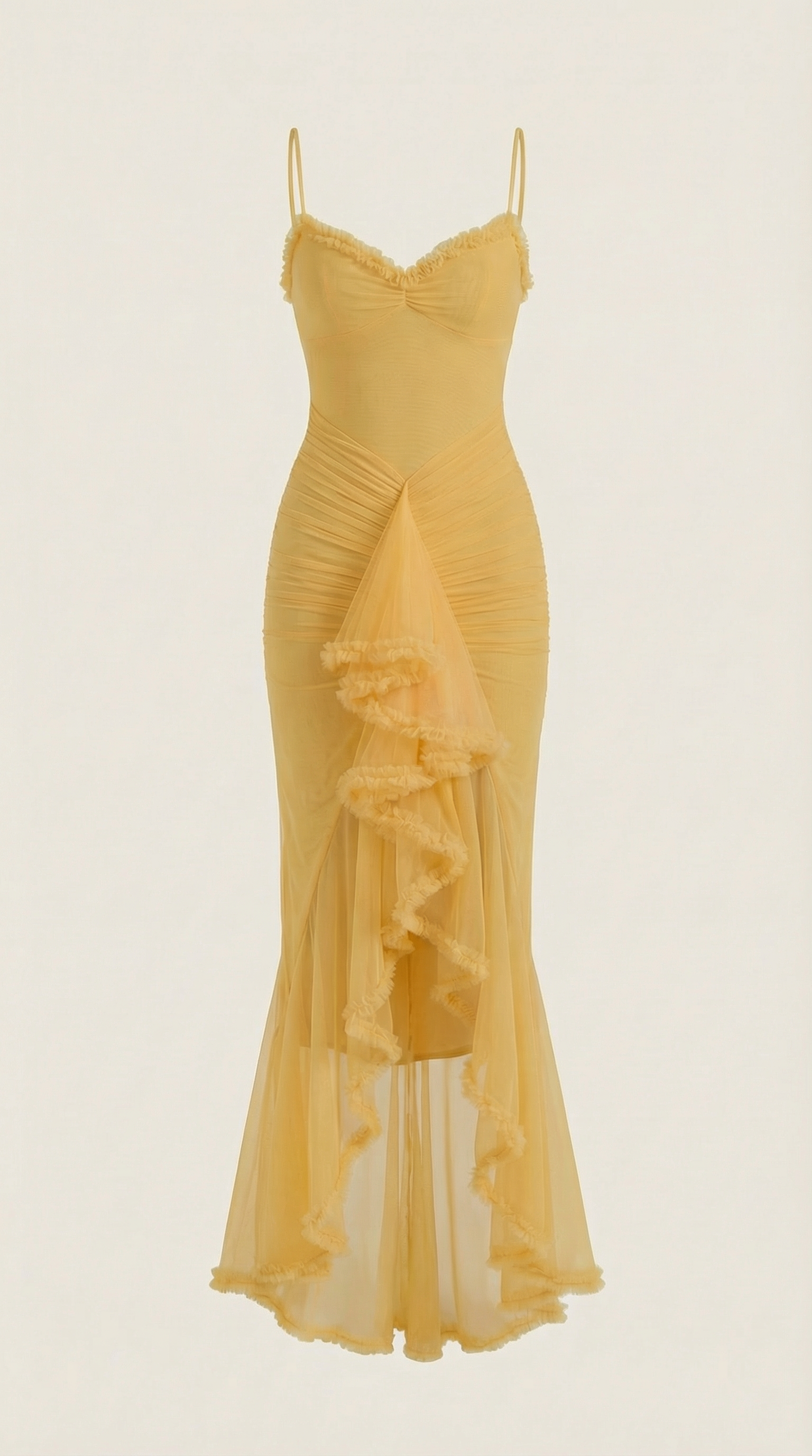 Wisteria Floral Maxi Dress in Lightweight Fabric for Casual or Formal Wear - Perfect for Summer Events and Gatherings