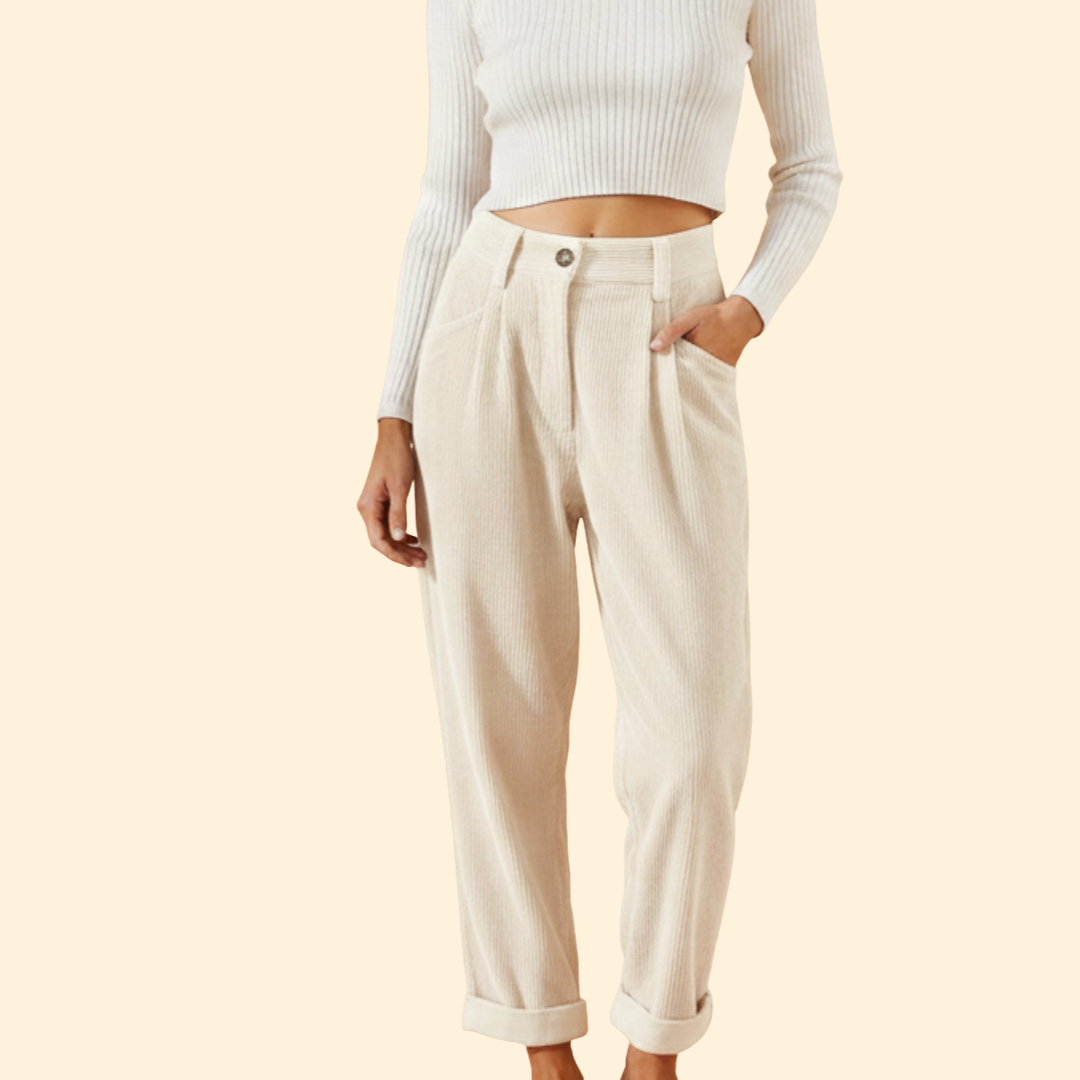 Women’s Corduroy Trousers – Casual Wear, Everyday Style
