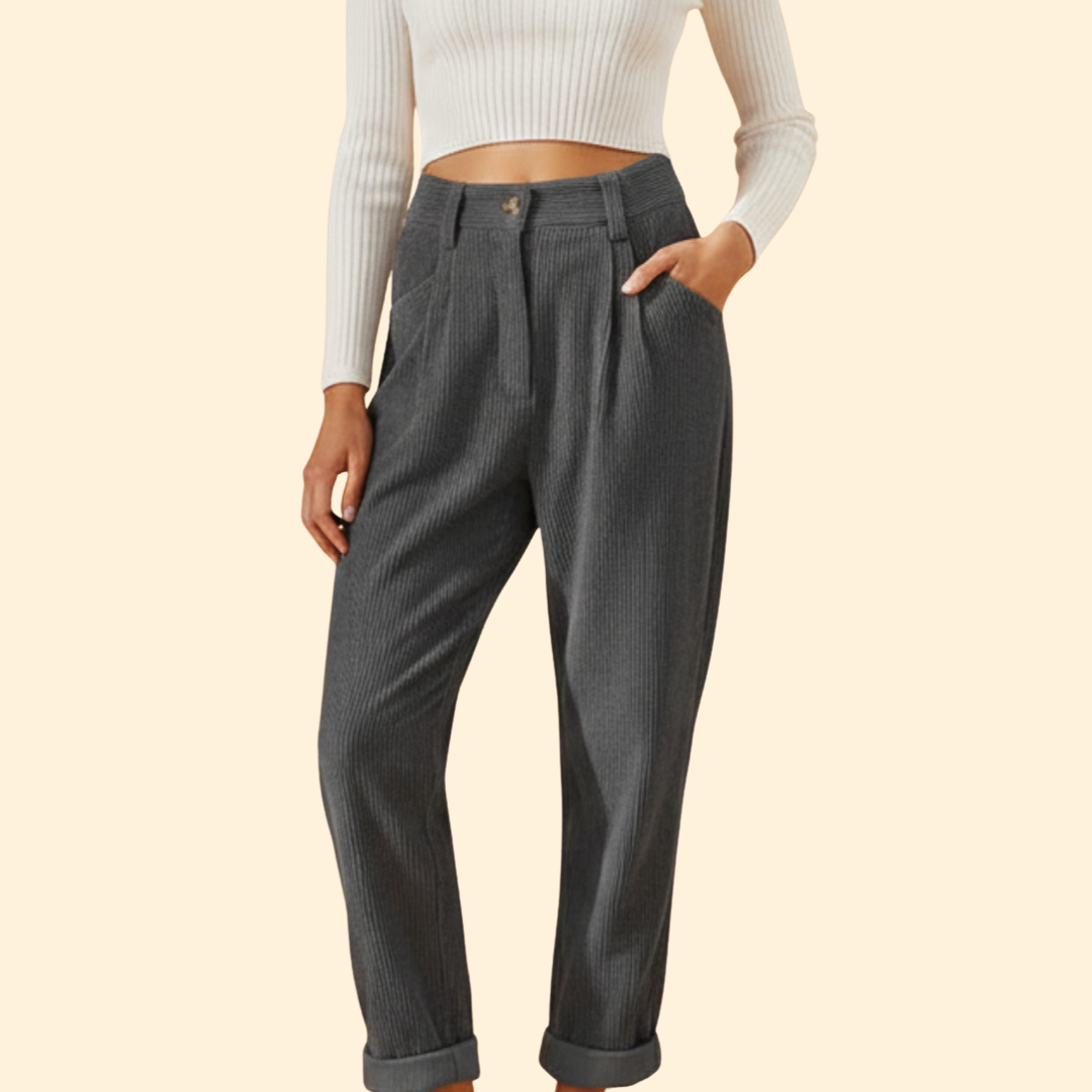 Women’s Corduroy Trousers – Casual Wear, Everyday Style