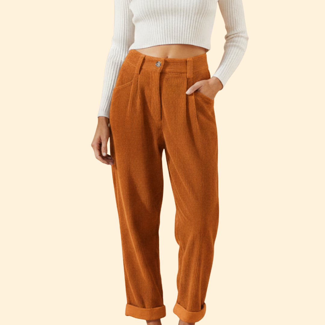 Women’s Corduroy Trousers – Casual Wear, Everyday Style