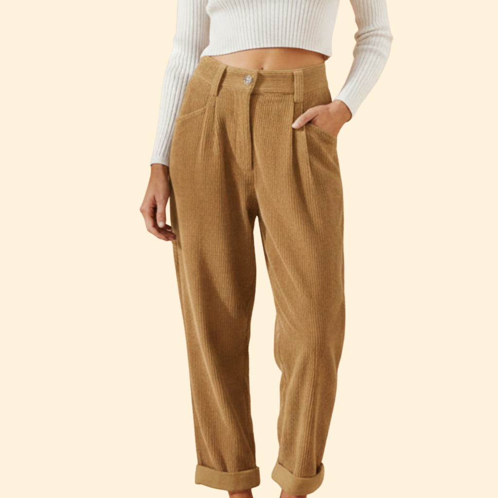 Women’s Corduroy Trousers – Casual Wear, Everyday Style
