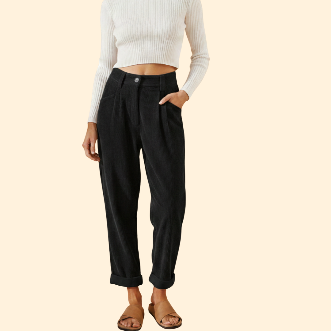 Women’s Corduroy Trousers – Casual Wear, Everyday Style