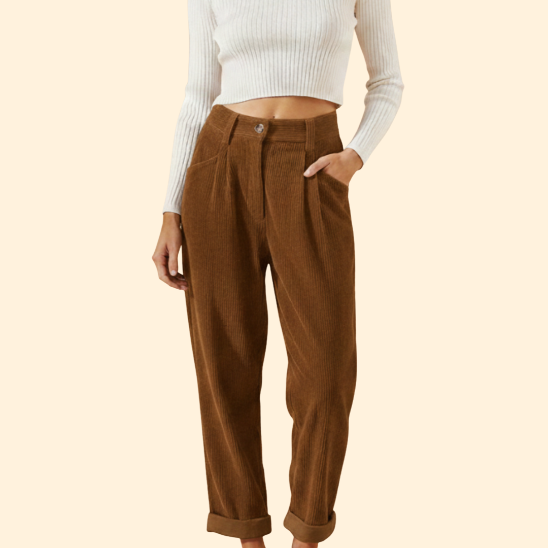 Women’s Corduroy Trousers – Casual Wear, Everyday Style