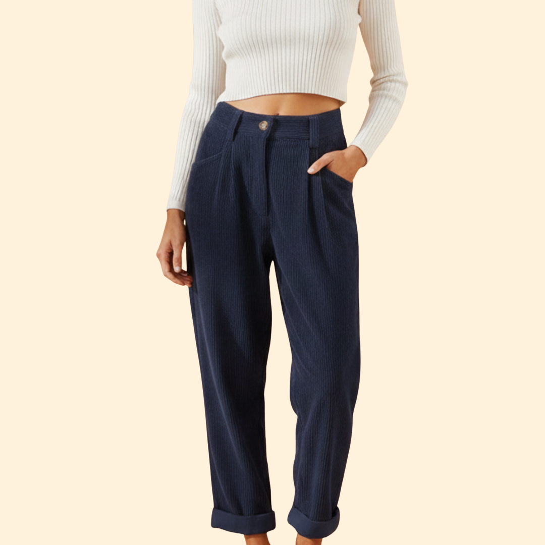 Women’s Corduroy Trousers – Casual Wear, Everyday Style