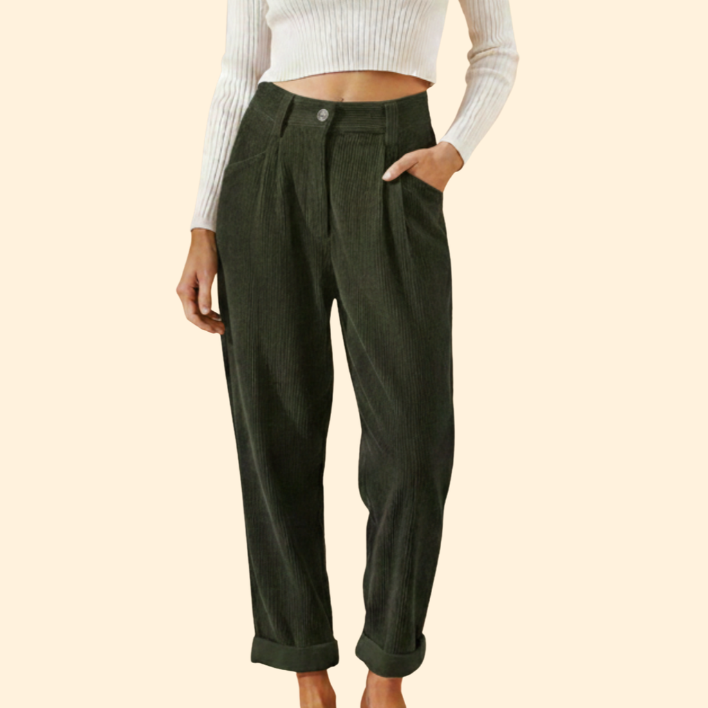 Women’s Corduroy Trousers – Casual Wear, Everyday Style