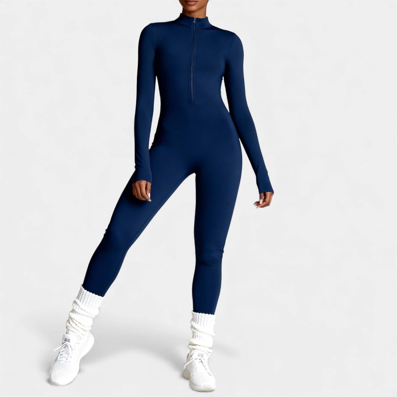 Women's Jumpsuit - Stretchy Activewear One-Piece for Fitness and Leisure