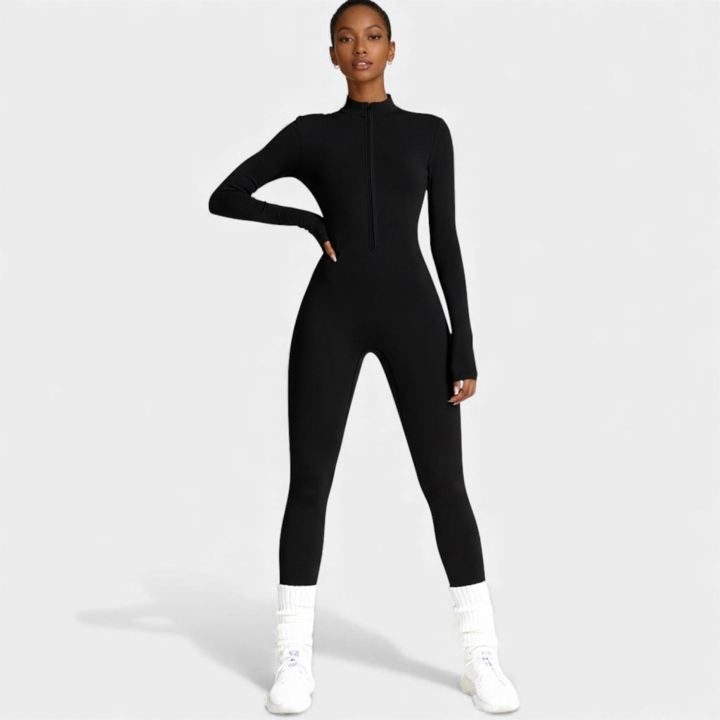 Women's Jumpsuit - Stretchy Activewear One-Piece for Fitness and Leisure