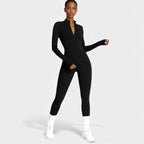 Women's Jumpsuit - Stretchy Activewear One-Piece for Fitness and Leisure