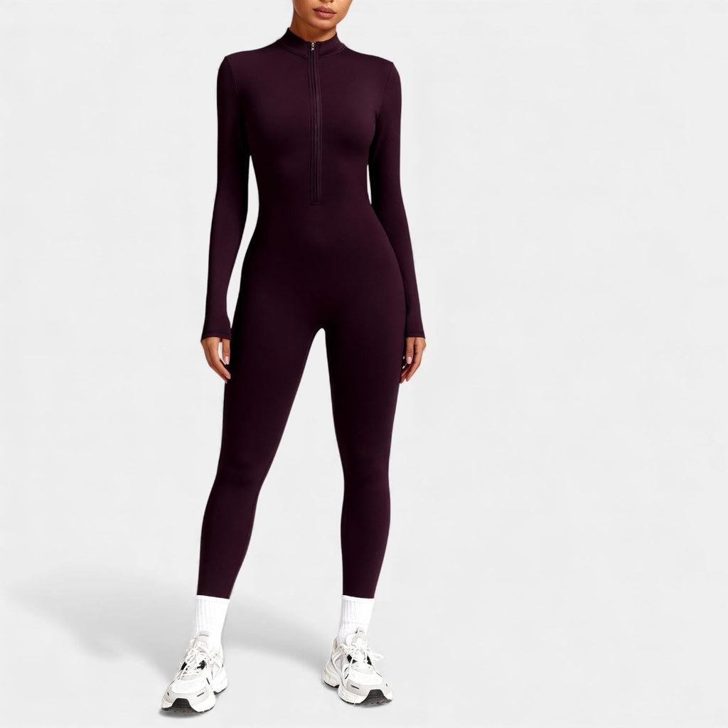 Women's Jumpsuit - Stretchy Activewear One-Piece for Fitness and Leisure