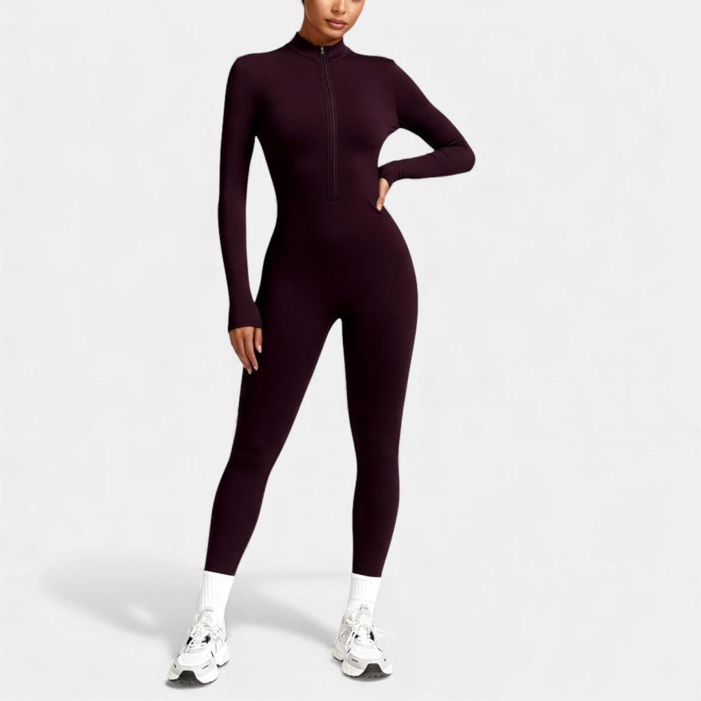 Women's Jumpsuit - Stretchy Activewear One-Piece for Fitness and Leisure
