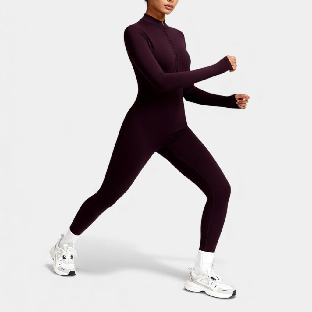 Women's Jumpsuit - Stretchy Activewear One-Piece for Fitness and Leisure