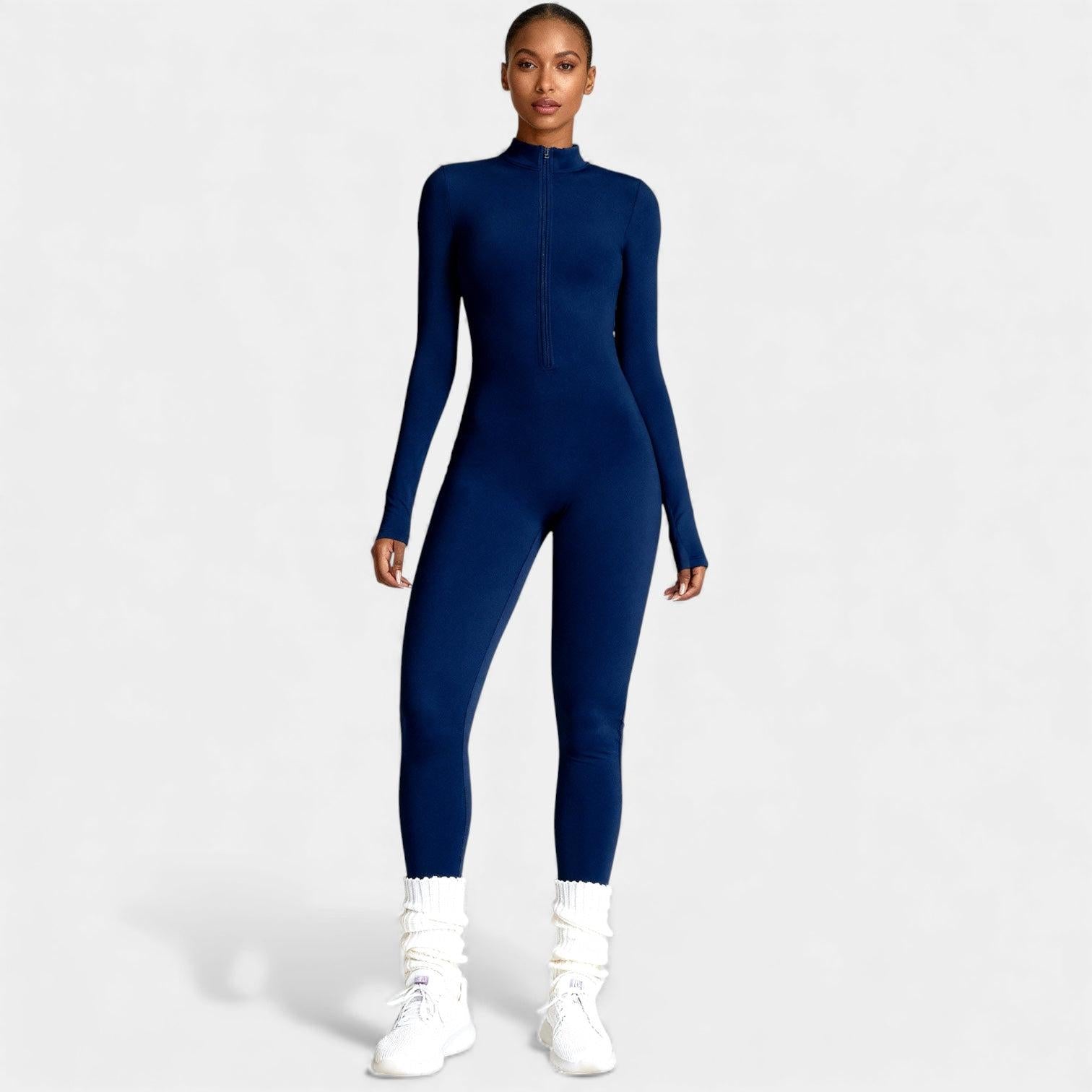 Women's Jumpsuit - Stretchy Activewear One-Piece for Fitness and Leisure