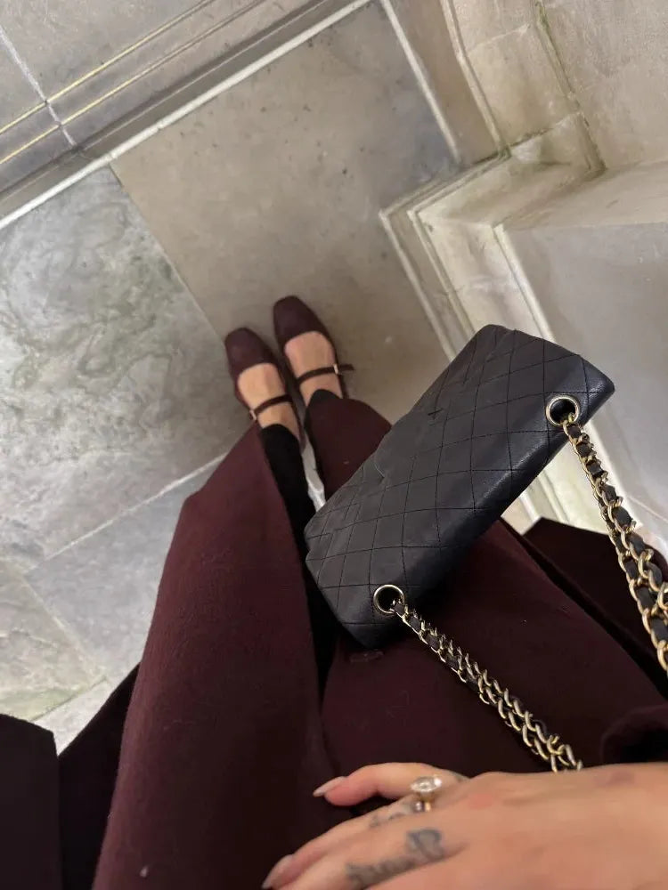Women's Bordeaux Wrap Coat – Stylish, Warm, Perfect for Casual or Office Wear