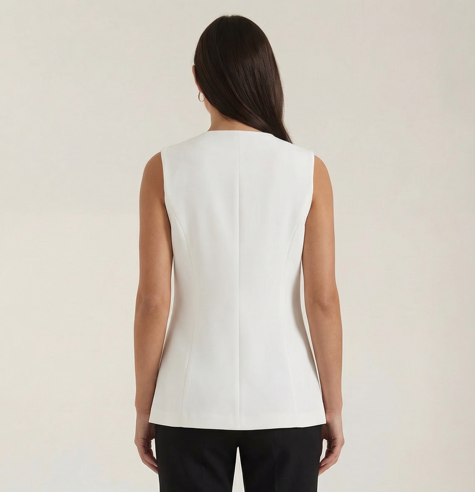 Women's Button-Detail Tank Top - Lightweight Cotton Casual Sleeveless Top for Everyday Wear