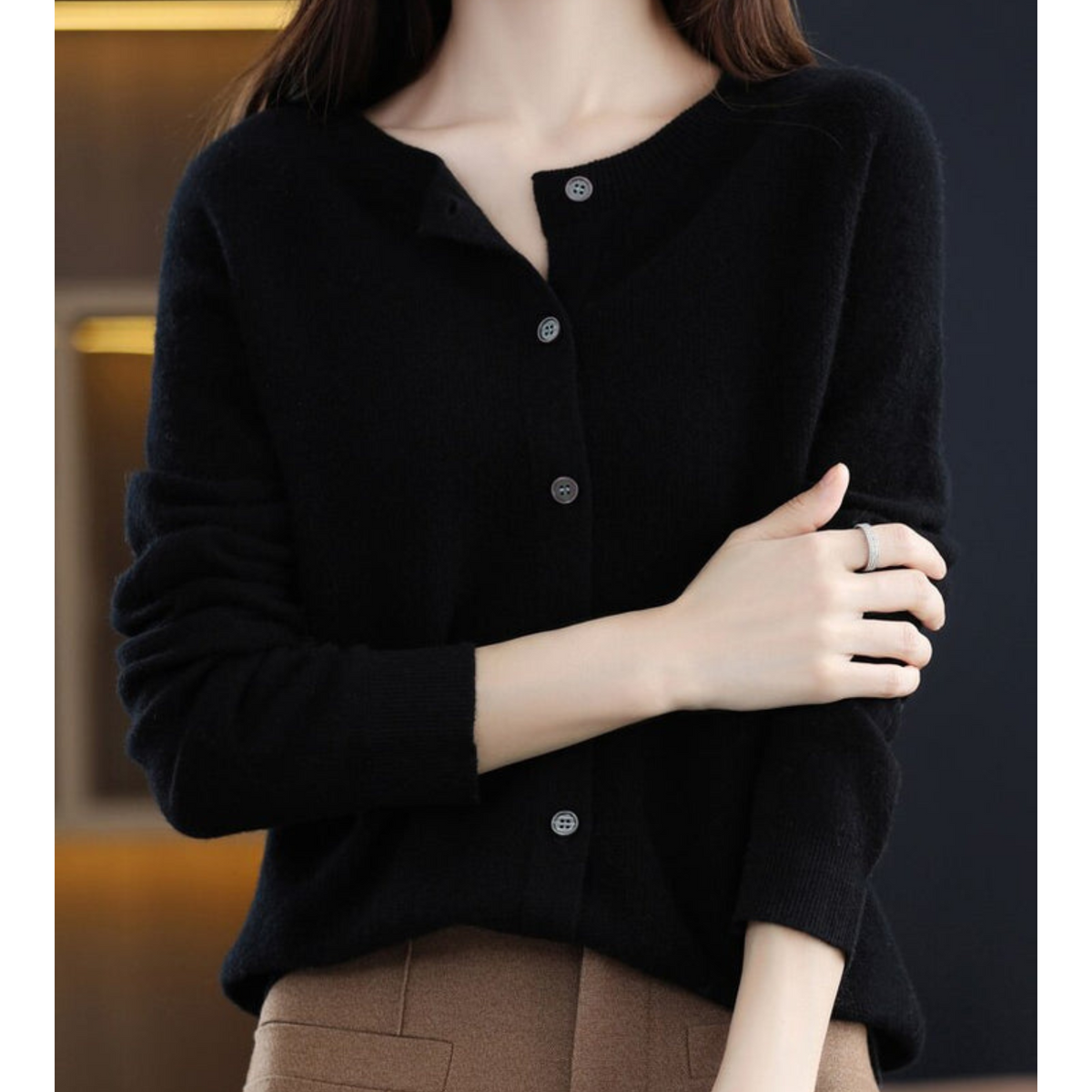 Women's Cashmere Cardigan – Stylish Layering, Everyday Comfort